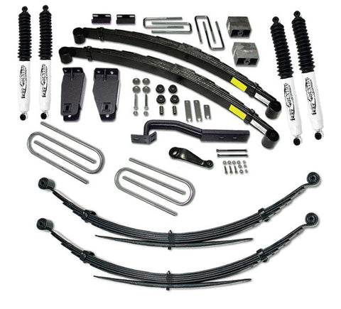 6 Inch Lift Kit 80-87 Ford F250 with Rear Leaf Springs w/ SX8000 Shocks Fits Vehicles with Diesel V10 or 460 Gas Engines Tuff Country
