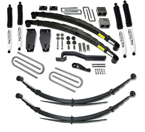 6 Inch Lift Kit 80-87 Ford F250 with Rear Leaf Springs and SX8000 Shocks Fit with 351 Engine Tuff Country