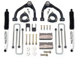 4 Inch Uni Ball Lift Kit 14-18 Silverado/Sierra 1500 4WD w/ SX8000 Shocks Fits Models with Aluminum OE Upper Control Arms or Stamped 2 Piece Steel Arms Tuff Country