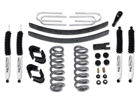 4 Inch Lift Kit 73-79 Ford F150 w/ SX8000 Shocks Fits Models with 2.5 Inch wide Rear Springs Tuff Country