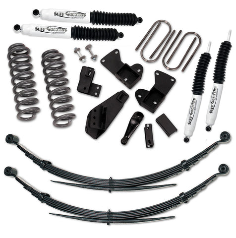 4 Inch Lift Kit 81-96 Ford F150/Bronco 4 Inch Lift Kit with Rear Leaf Springs and SX8000 Shocks Tuff Country