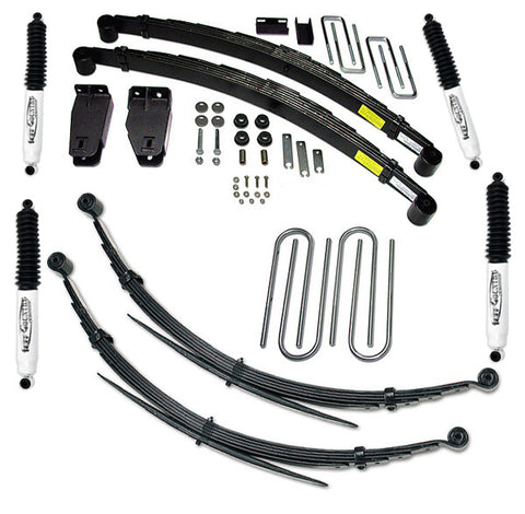 4 Inch Lift Kit 97 Ford F250 4 Inch Lift Kit with Rear Leaf Springs and SX8000 Shocks Fits modesl with Diesel or 460 Gas Engine Tuff Country
