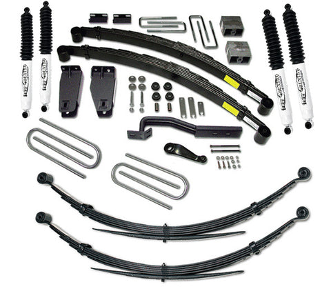 6 Inch Lift Kit 88-96 Ford F250 with Rear Leaf Springs and SX8000 Shocks Fits Vehicles with Diesel V10 or 460 Gas Engines Tuff Country