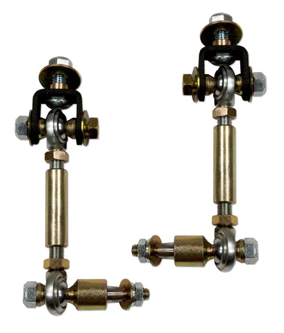 Front Adjustable Sway Bar End Links 98-01 Dodge Ram 1500 98-13 Ram 2500 98-12 Ram 3500 4WD w/ Heim Joints Tuff Country