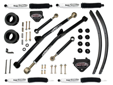 3 Inch Long Arm Lift Kit 94-99 Dodge Ram 1500 w/ SX8000 Shocks Fits Vehicles Built March 31 1999 and Earlier Tuff Country