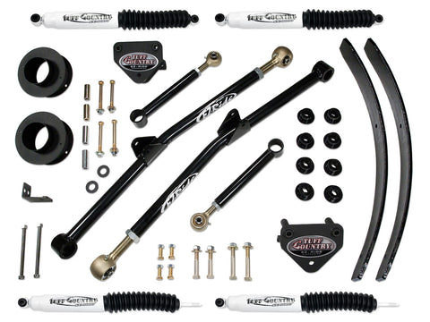 3 Inch Long Arm Lift Kit 94-99 Dodge Ram 2500/3500 w/ SX8000 Shocks Fits Vehicles Built March 31 1999 and Earlier Tuff Country