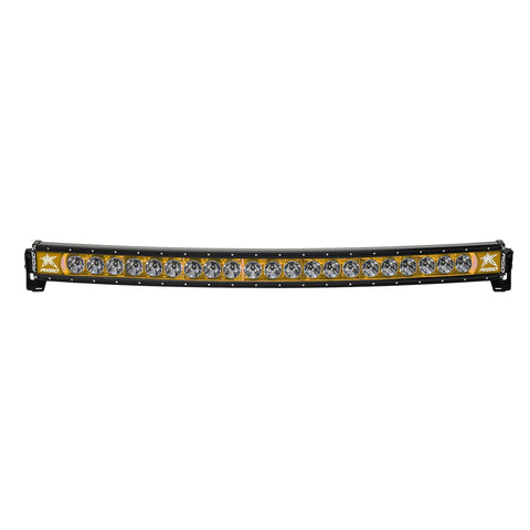 40 Inch LED Light Bar Single Row Curved Amber Backlight Radiance Plus RIGID Industries