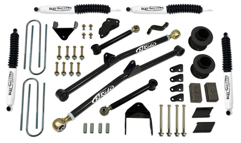 4.5 Inch Long Arm Lift Kit 03-07 Dodge Ram 2500/3500 w/ SX8000 Shocks Fits Vehicles Built June 30 2007 and Earlier Tuff Country