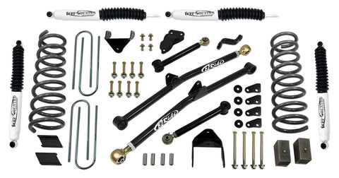 4.5 Inch Long Arm Lift Kit 03-07 Dodge Ram 2500/3500 with Coil Springs and SX8000 Shocks Fits Vehicles Built June 30 2007 and Earlier Tuff Country