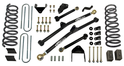 4.5 Inch Long Arm Lift Kit 07-08 Dodge Ram 2500/3500 with Coil Springs Fits Vehicles Built July 1 2007 and Later Tuff Country