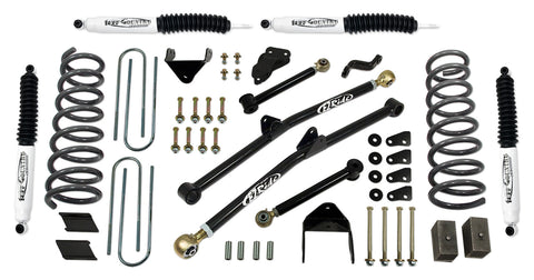 4.5 Inch Long Arm Lift Kit 07-08 Dodge Ram 2500/3500 with Coil Springs and SX8000 Shocks Fits Vehicles Built July 1 2007 and Later Tuff Country