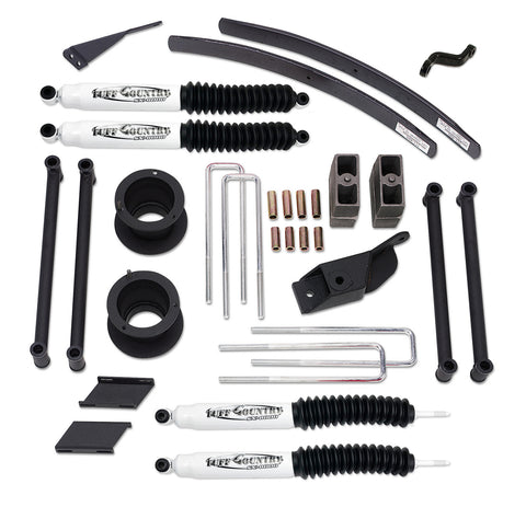 4.5 Inch Lift Kit 00-02 Dodge Ram 2500/3500 w/ SX8000 Shocks Fits Models with Factory Overloads Tuff Country