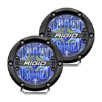 360-Series 4 Inch Led Off-Road Drive Beam Blue Backlight Pair RIGID Industries