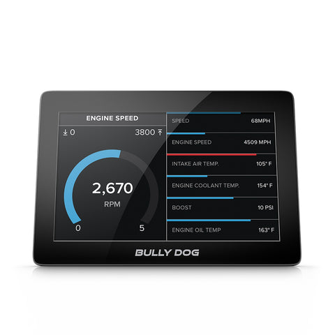 GTX Watchdog Gauge Monitor 5 Inch Capacitive Touch Screen Not Legal For Sale Or Use In California Bully Dog