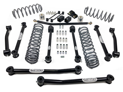 4 Inch Lift Kit 18-19 Jeep Wrangler JLU 4 Door Models Only Tuff Country