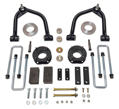 4 Inch Uni-Ball Lift Kit 07-19 Toyota Tundra 4x4 & 2WD w/ Rear Shock Extension Brackets Excludes TRD Pro Tuff Country