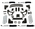 4 Inch Lift Kit 86-95 Toyota Truck 86-89 Toyota 4Runner w/ SX8000 Shocks Fits Models with 2.5 Inch wide Rear u-bolts Tuff Country