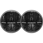 7 Inch Round Headlight With H13 To H4 Adaptor Pair RIGID Industries