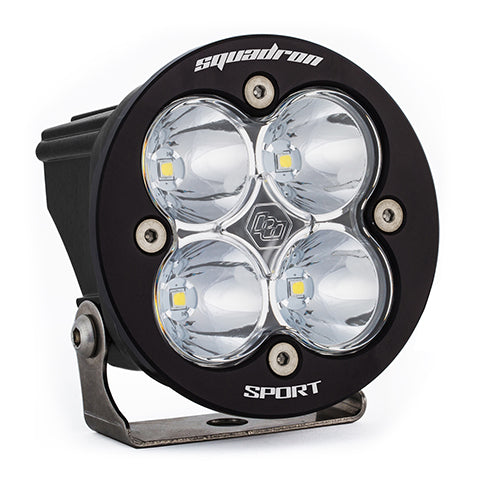 LED Light Pod Clear Lens Spot Pattern Each Squadron R Sport Baja Designs