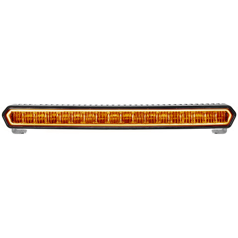 20 Inch LED Light Bar Black W/Amber Halo Off Road SR-L Series Rigid Industries