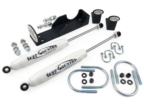 Dual Steering Stabilizer In LIne Style 08-13 Dodge Ram 2500/2008-12 Dodge Ram 3500 4WD Tuff Country
