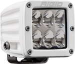 Hybrid Driving Surface Mount White Housing D-Series Pro RIGID Industries