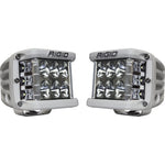 Driving Surface Mount White Housing Pair D-SS Pro RIGID Industries