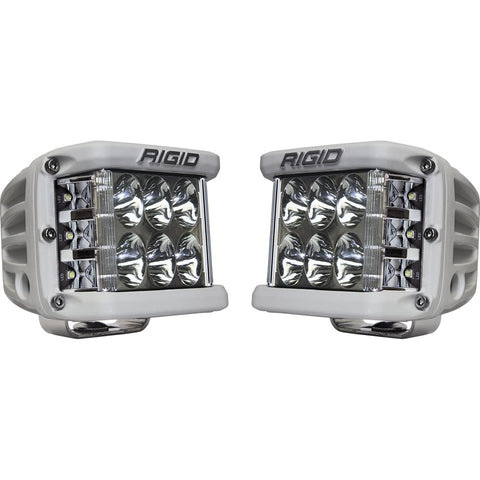 Driving Surface Mount White Housing Pair D-SS Pro RIGID Industries