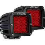 Diffused Rear Facing High/Low Surface Mount Red Pair D-Series Pro RIGID Industries