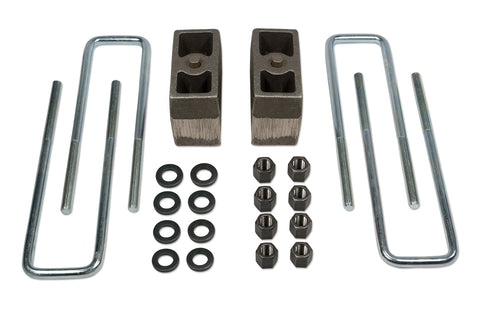 4 Inch Rear Block & U-Bolt Kit 95-19 Toyota Tacoma 4WD Tuff Country