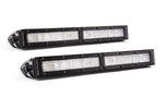 12 Inch LED Light Bar  Single Row Straight Clear Wide Pair Stage Series Diode Dynamics