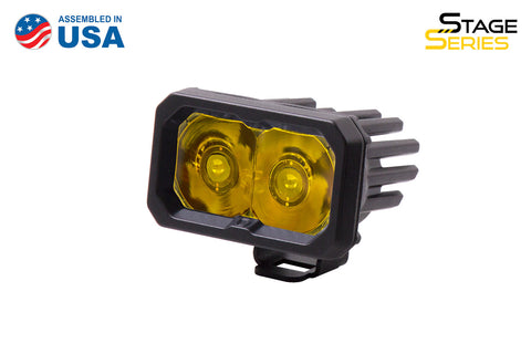 Stage Series 2 Inch LED Pod, Pro Yellow Spot Standard ABL Each